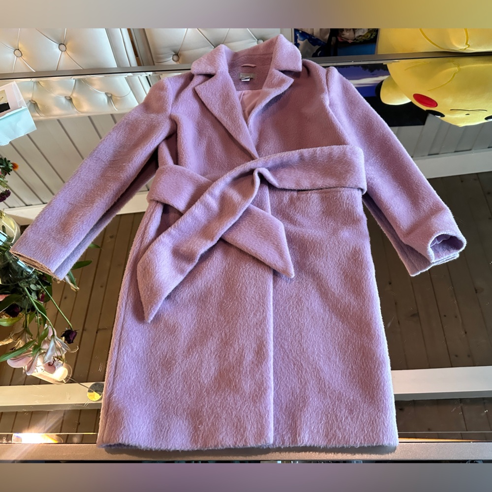 Finders Keepers Gravity Wool Woolen Coat S Lilac - Picture 7 of 11